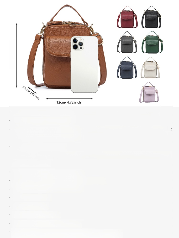 Aphrodite Phone Crossbody Bag,  Century craft legacy, premium texture you can see. Phone, keys, and cards in one bag. Travel light!
