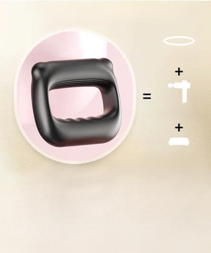 [Magic tool for slimming belly] High-frequency vibration fascia ring,  Targets belly fat with powerful vibration💥 360° massage for firming and toning the waist👙