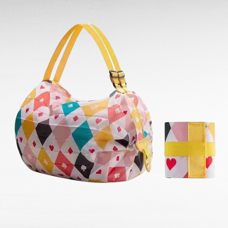 Large capacity foldable shopping bag