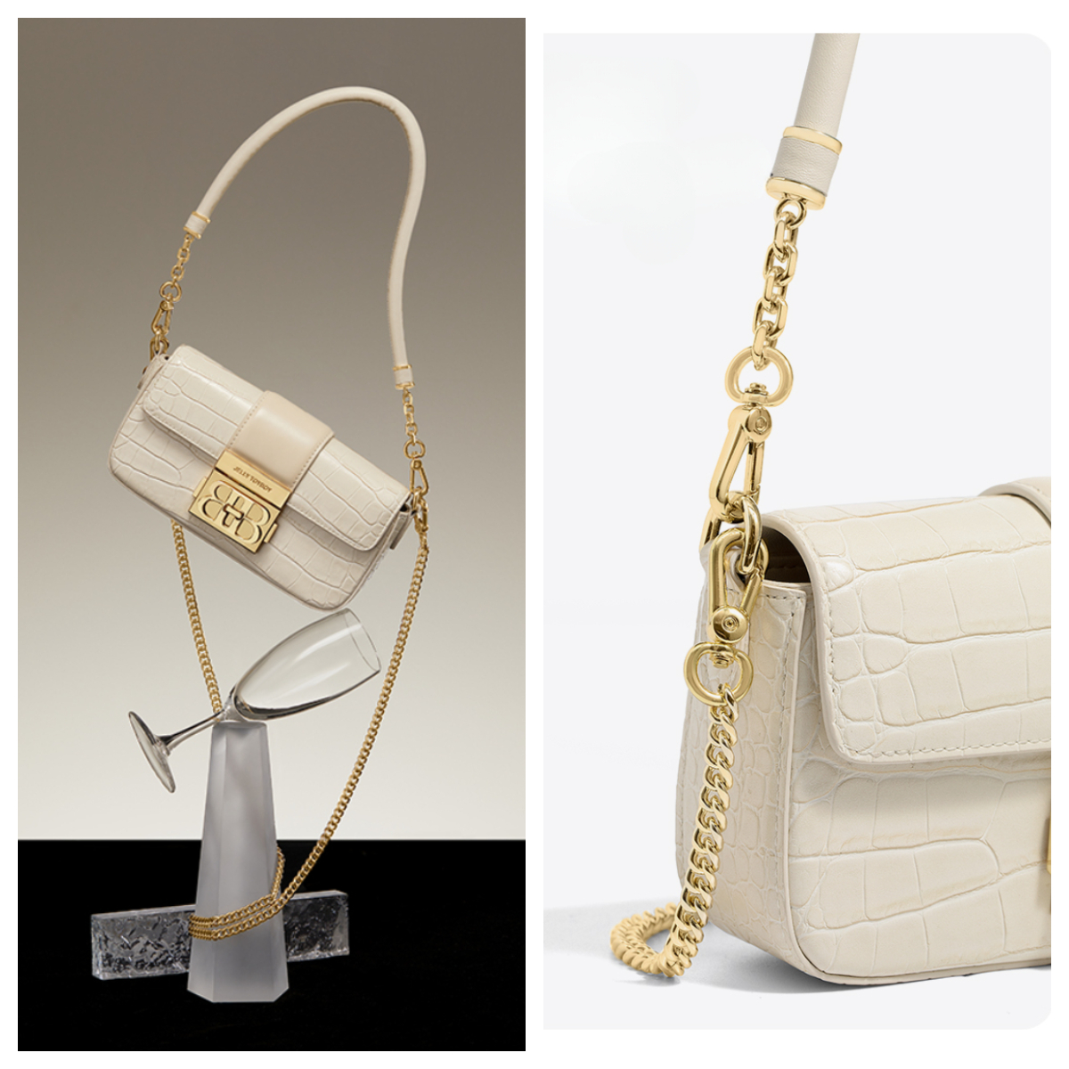 JTB Chic Accordion Minimalist Shoulder Bag