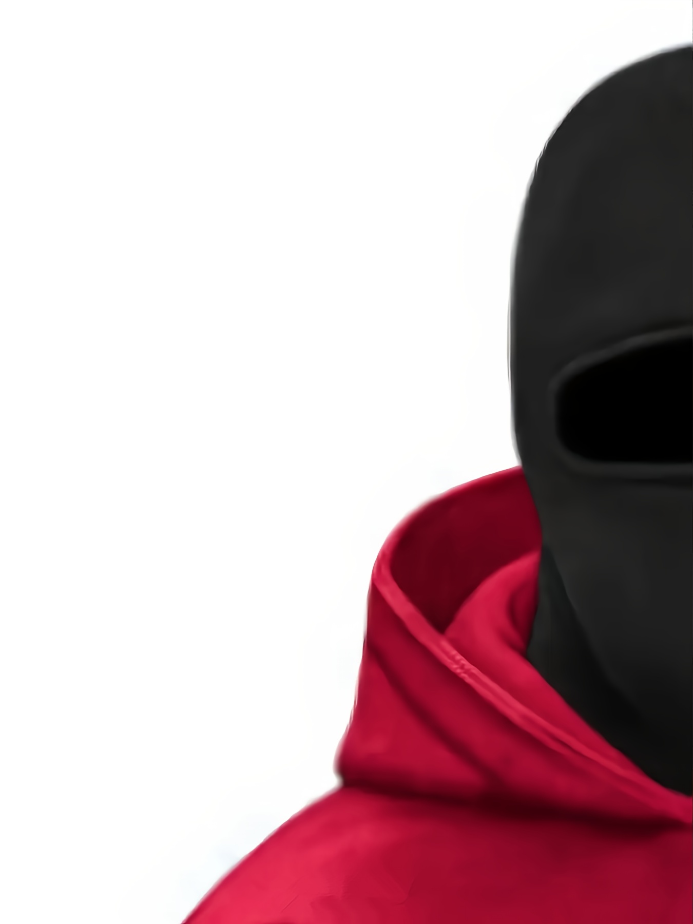 Gothic Style Men's Double Hood Face Cover Cardigan - Minimalist Geometric Print, Versatile Casual Formal Outerwear