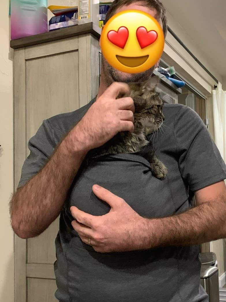 Skin-to-Skin Baby Carrier T-Shirt for Dads & Moms (Unisex) – Kangaroo Pouch for Newborn Bonding(0–5 Months)