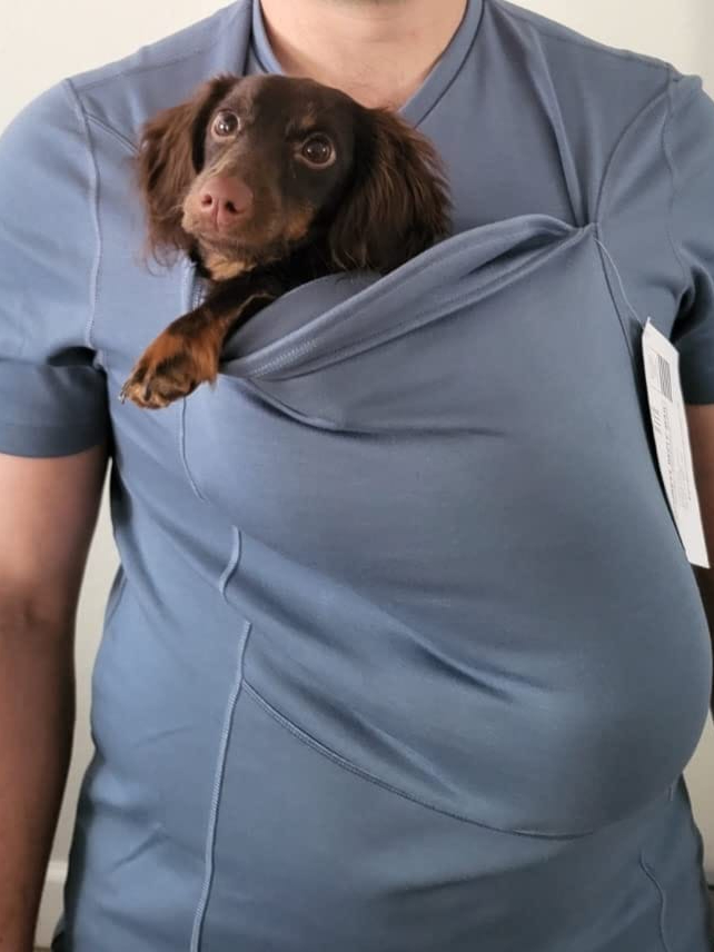 Skin-to-Skin Baby Carrier T-Shirt for Dads & Moms (Unisex) – Kangaroo Pouch for Newborn Bonding(0–5 Months)