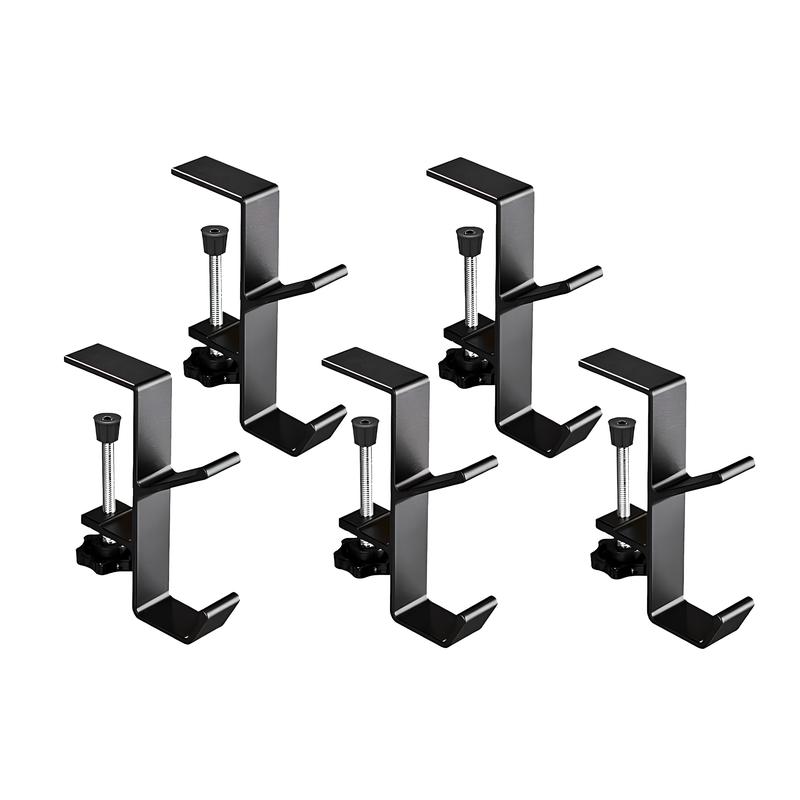 🎄Double Hook Adjustable Mantel Hangers – 4 Pack | No-Drill Stocking & Garland Clips for Holidays & Everyday Use