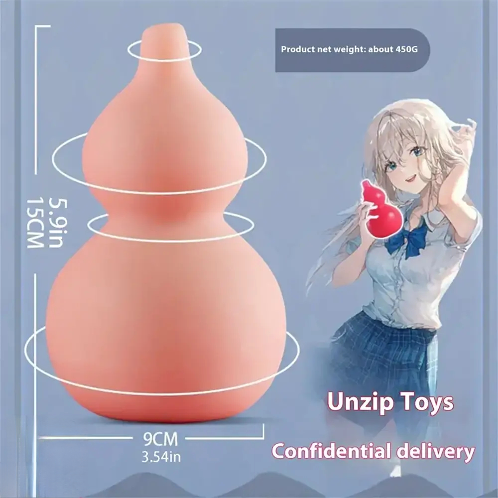 Zen Gourd Silicone Stress Reliever –💪 For Men: Squeeze Out Tension, Reset Mind & Body 🧘