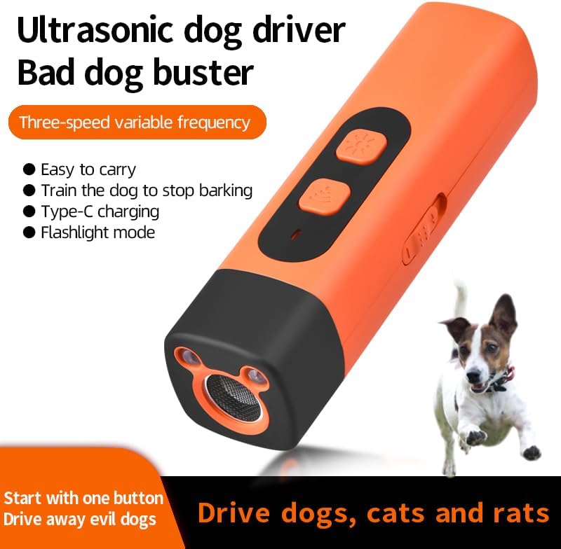 🔥 LIMITED TIME DEAL! 2026 Dog Bark Deterrent | Rechargeable Sonic Repeller 🐶✨