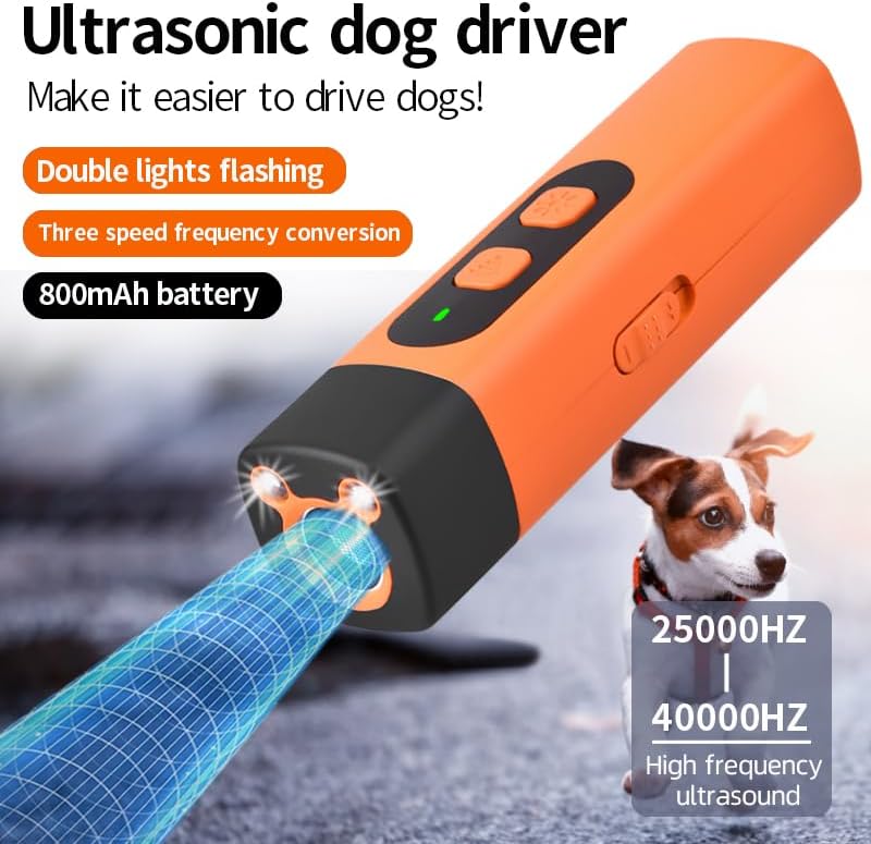 🔥 LIMITED TIME DEAL! 2026 Dog Bark Deterrent | Rechargeable Sonic Repeller 🐶✨