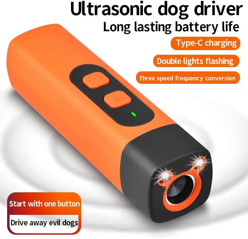 🔥 LIMITED TIME DEAL! 2026 Dog Bark Deterrent | Rechargeable Sonic Repeller 🐶✨