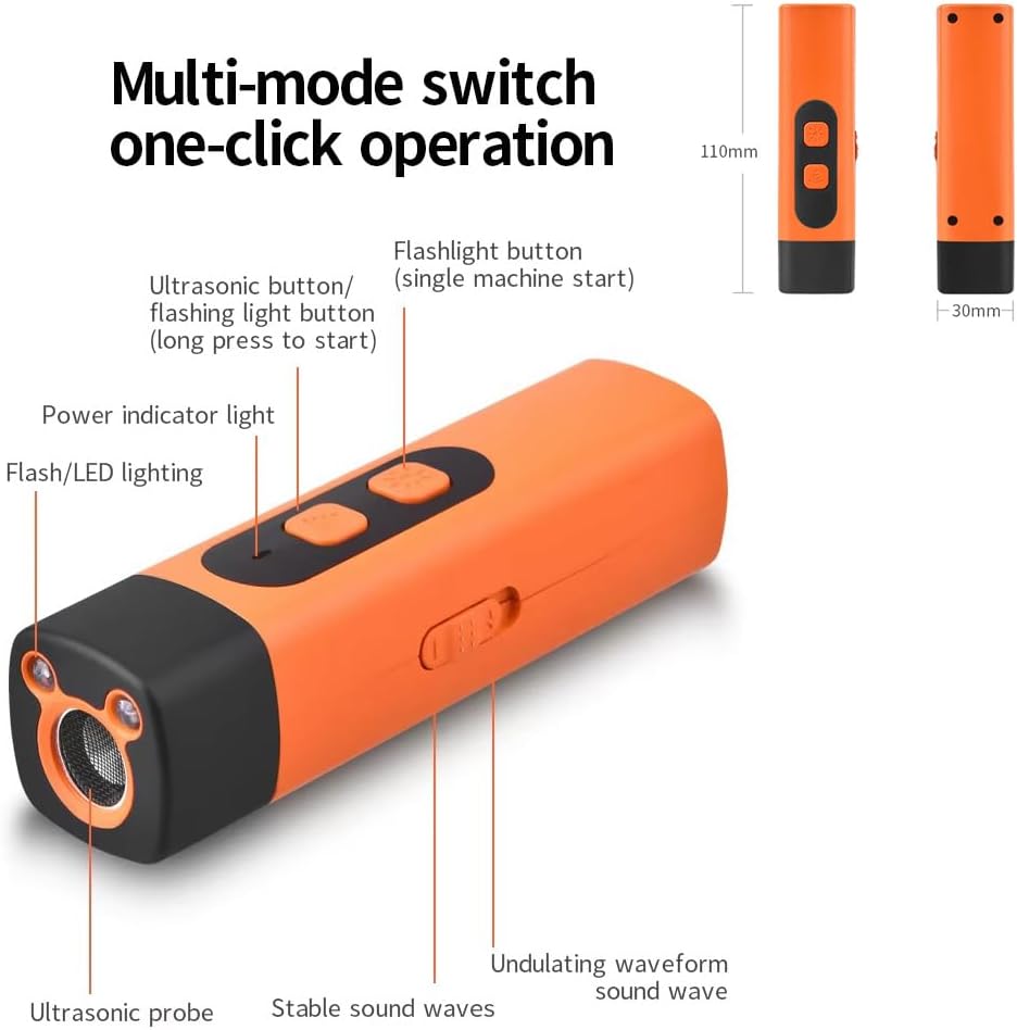 🔥 LIMITED TIME DEAL! 2026 Dog Bark Deterrent | Rechargeable Sonic Repeller 🐶✨