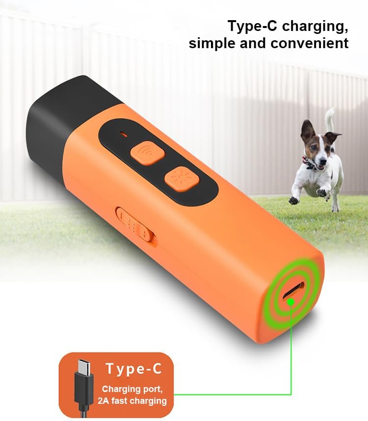 🔥 LIMITED TIME DEAL! 2026 Dog Bark Deterrent | Rechargeable Sonic Repeller 🐶✨