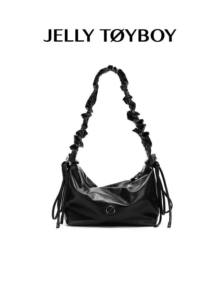 Null Set Cloud Pillow Bag – Glossy Soft-Structured Shoulder Bag