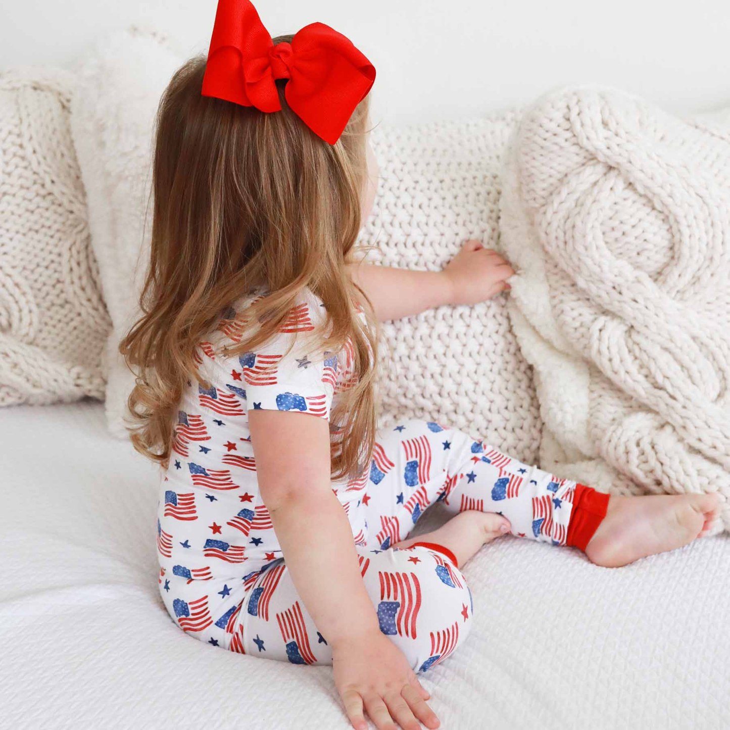 American Dreams Two Piece Pajama Set