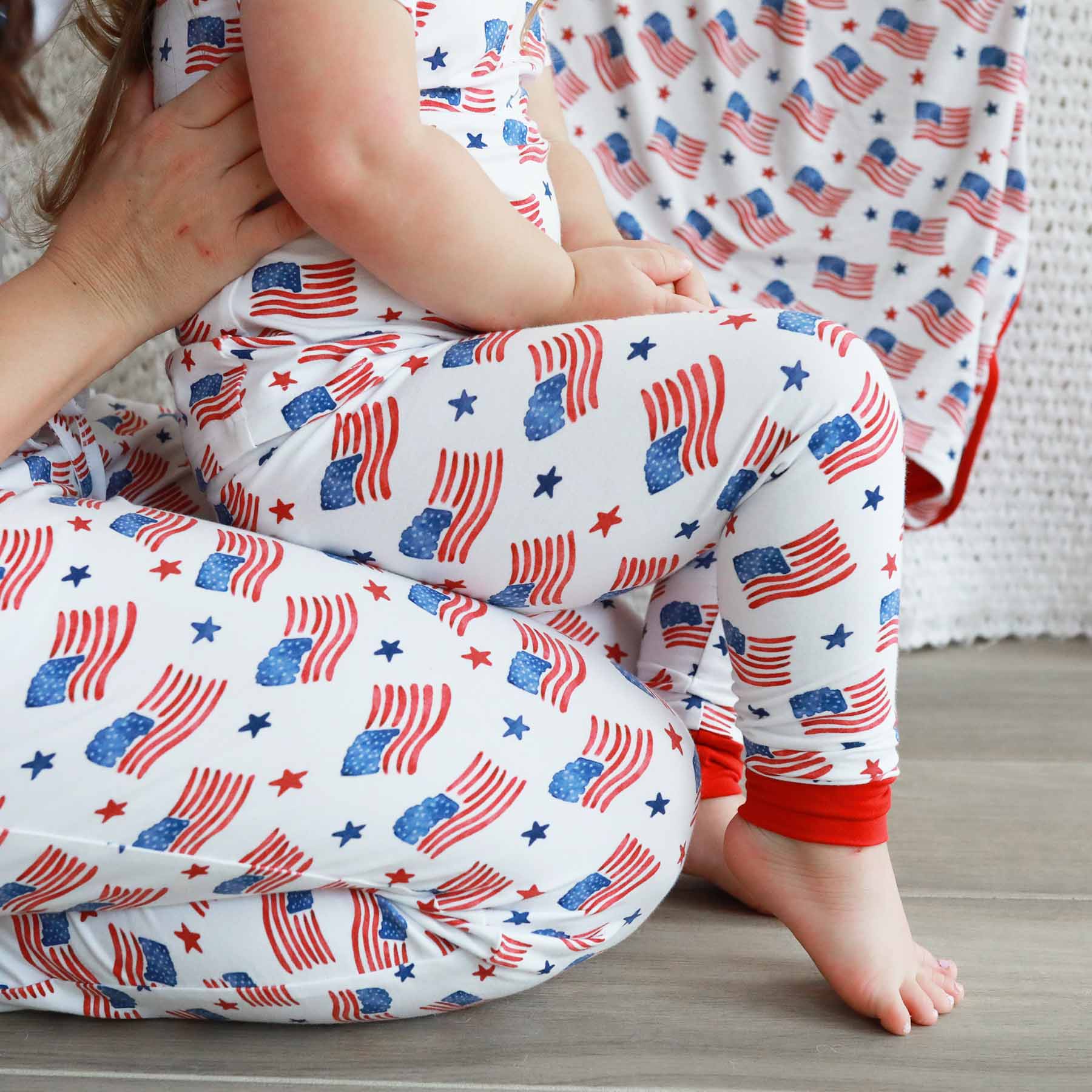 American Dreams Two Piece Pajama Set