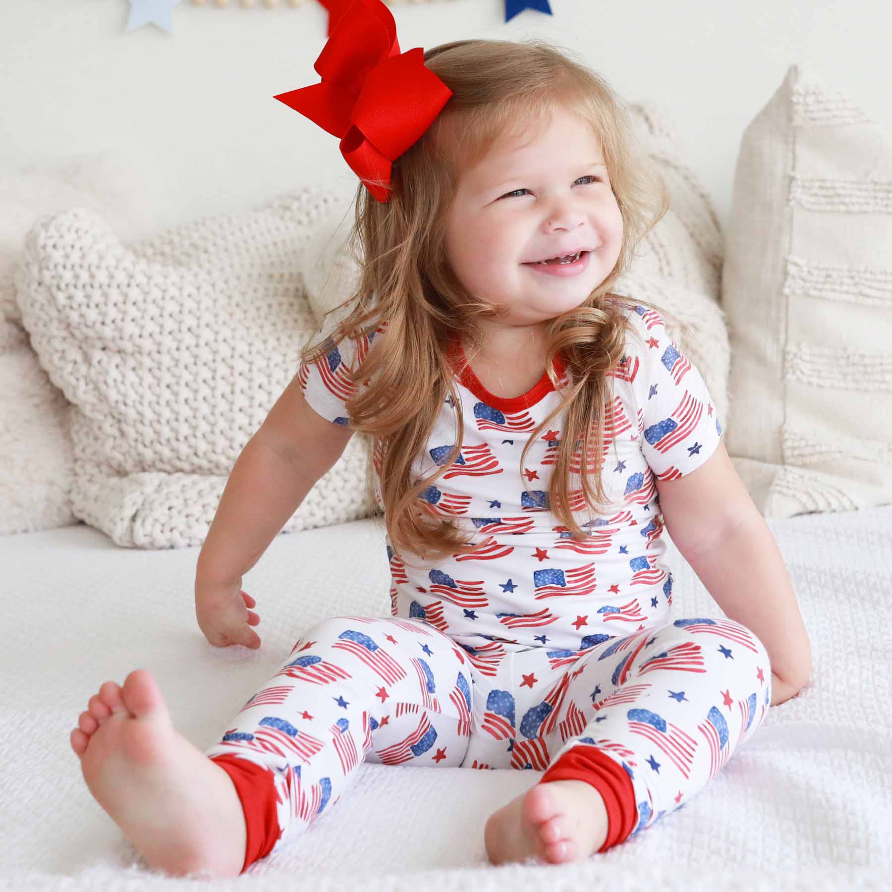 American Dreams Two Piece Pajama Set