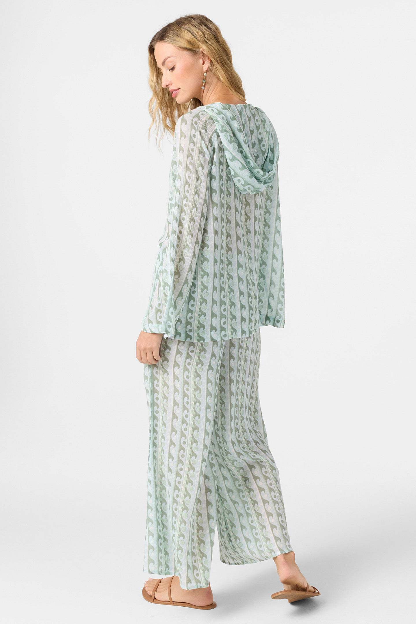 REGINA PRINTED COVER-UP PANTS