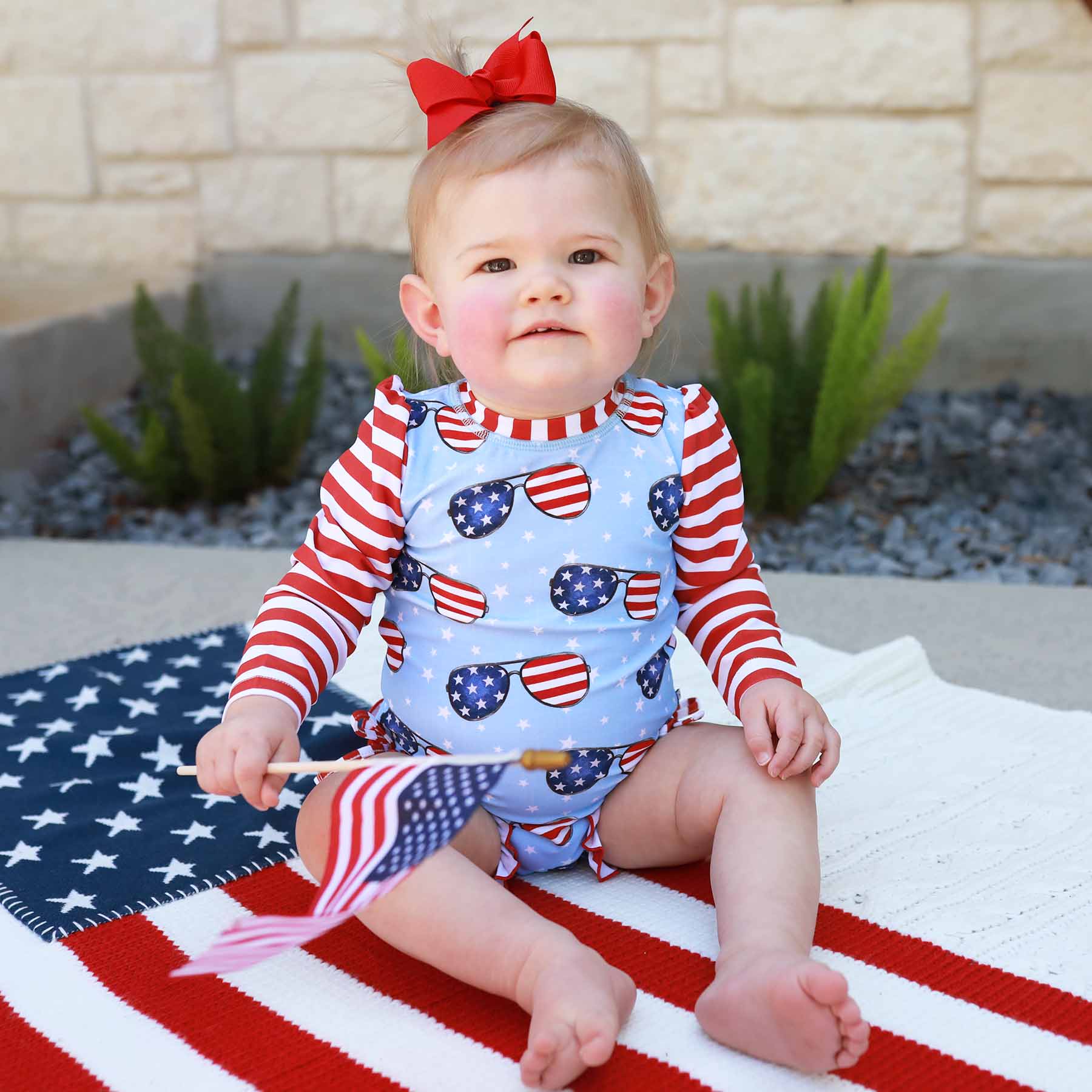 Long Sleeve Rash Guard With Ruffle Bottom