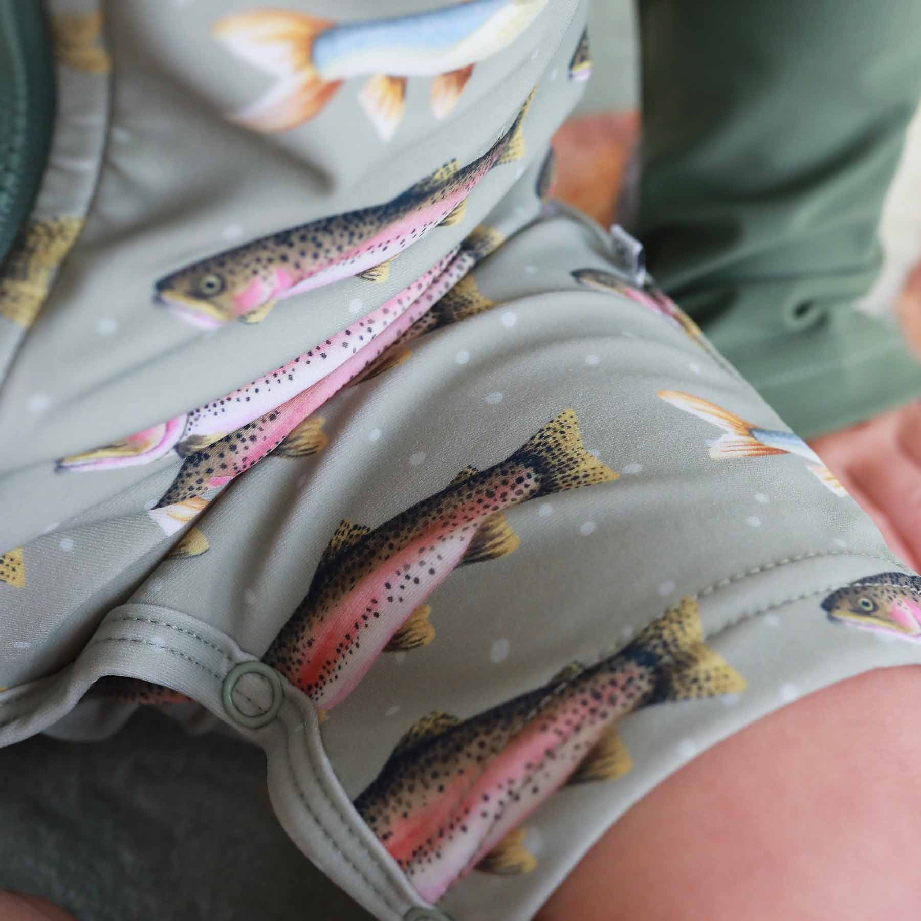 Long Sleeve Rash Guard Swim Romper Shortie