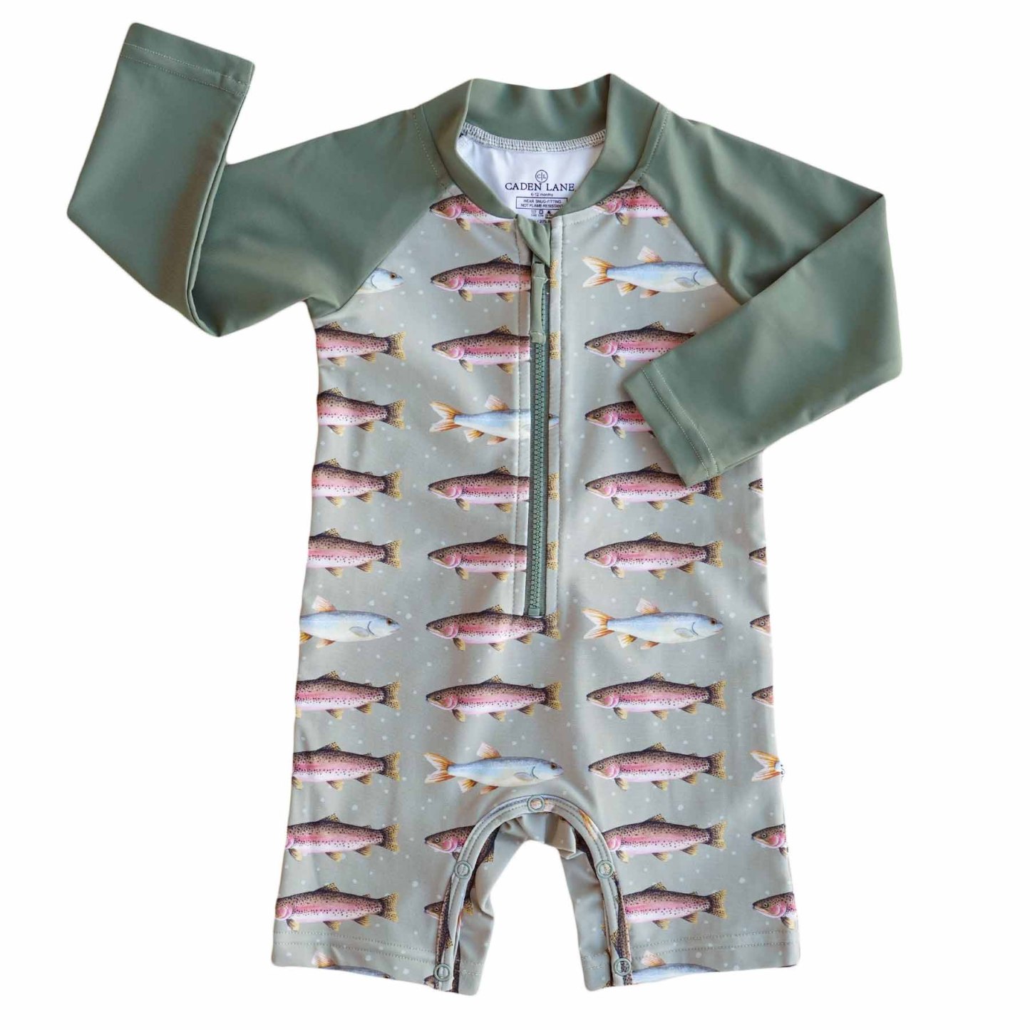 Long Sleeve Rash Guard Swim Romper Shortie