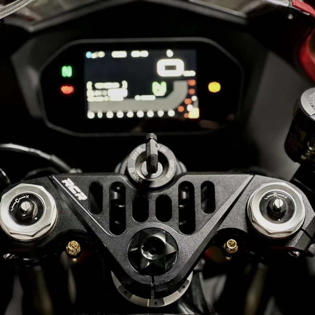 RCR Matte Black Top Triple Clamp For QJMOTOR SRK800RR & 600RS