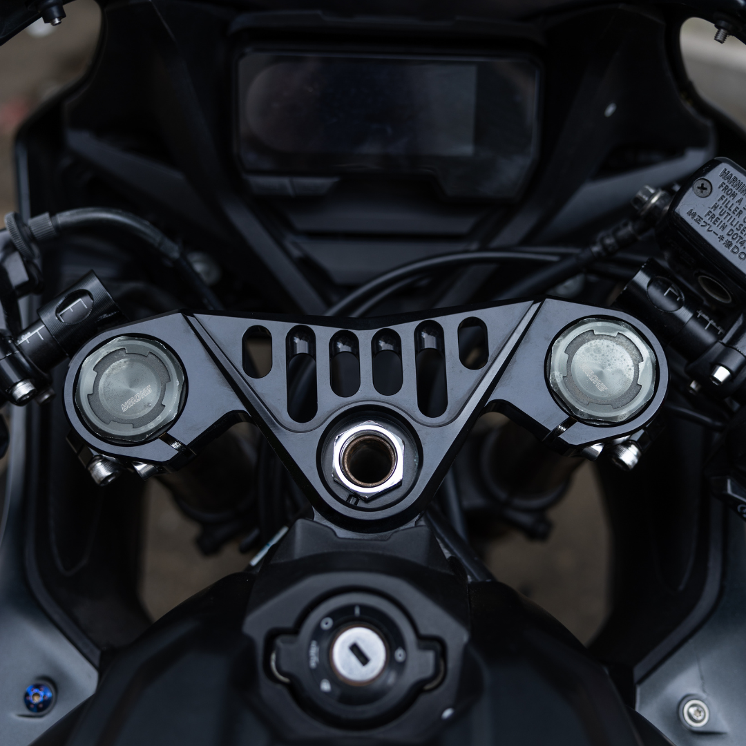 RCR Bright Black Top Triple Clamp For HONDA CBR650R