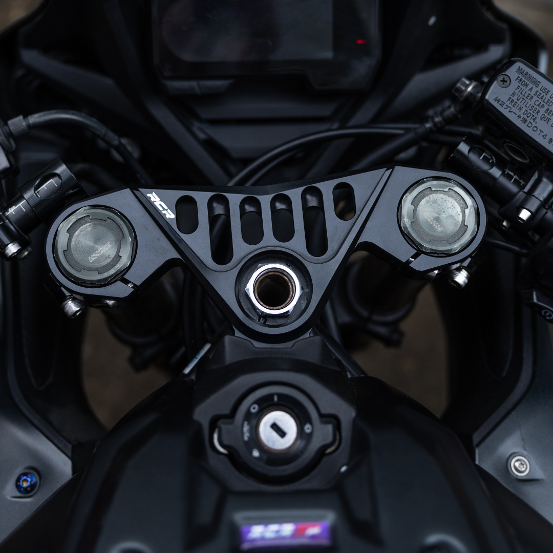 RCR Matte Black Top Triple Clamp For HONDA CBR650R