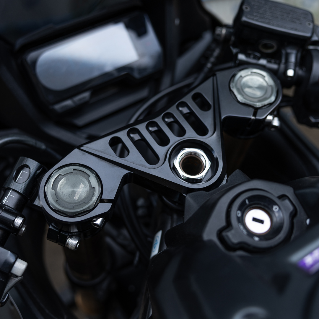 RCR Bright Black Top Triple Clamp For HONDA CBR650R