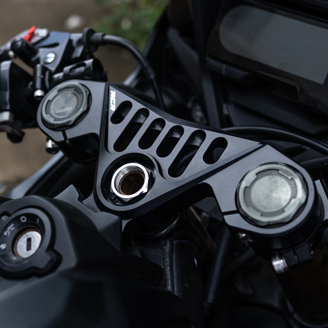 RCR Matte Black Top Triple Clamp For HONDA CBR650R