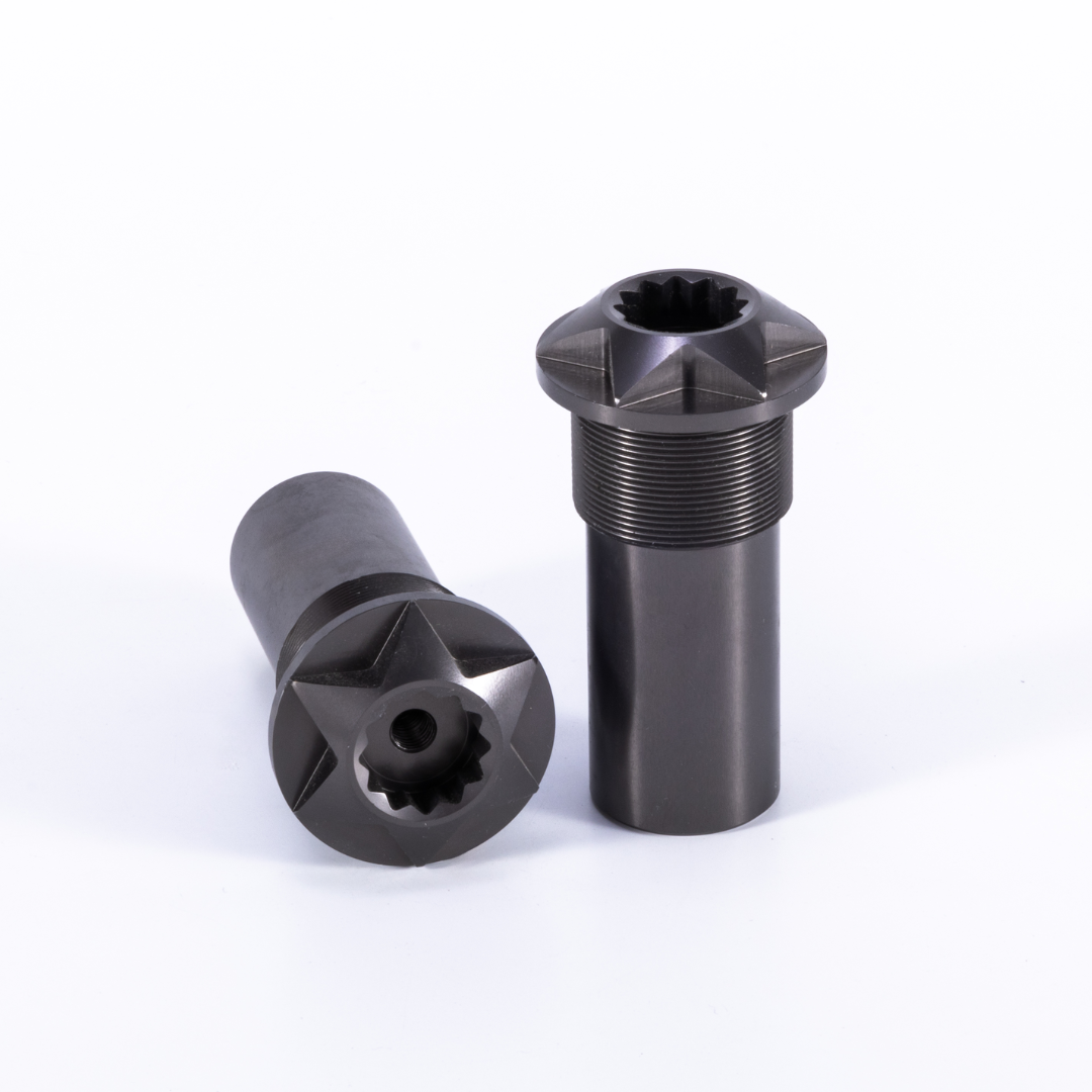 RCR Gunmetal Grey Steering Head Nut