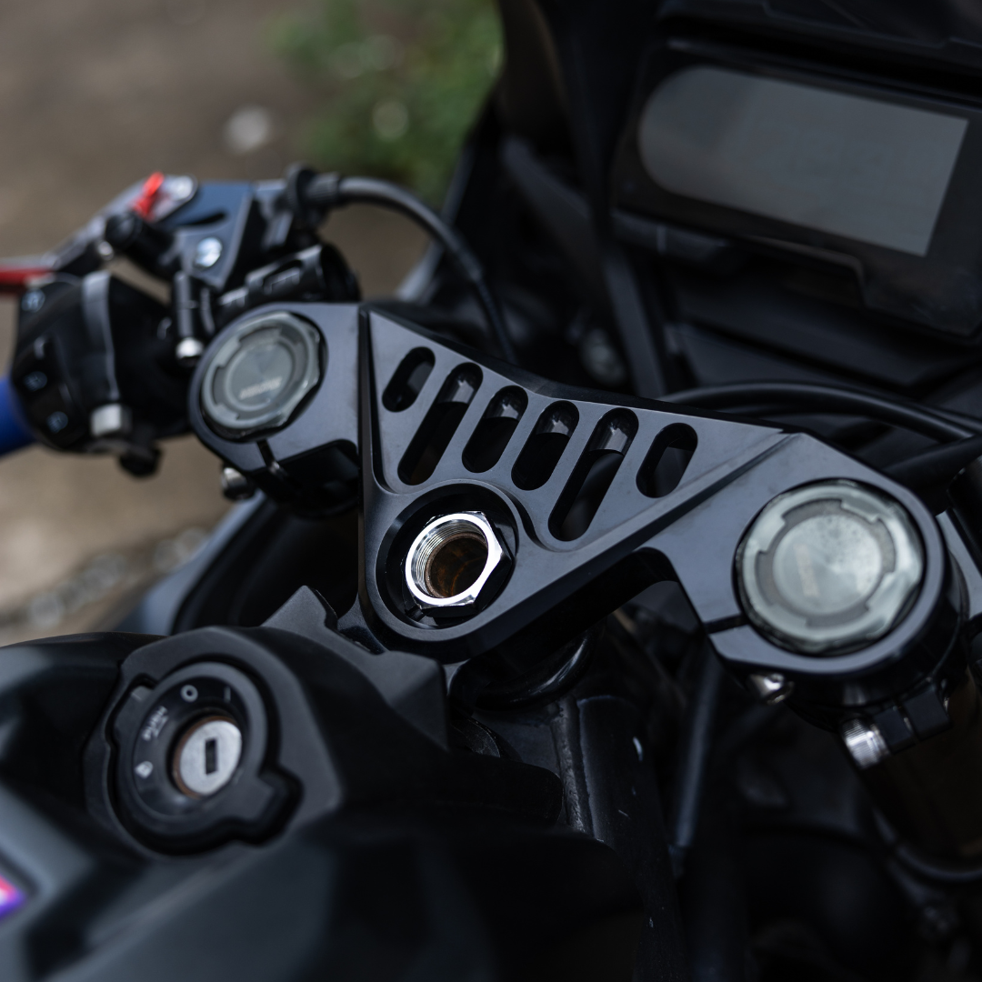 RCR Bright Black Top Triple Clamp For HONDA CBR650R