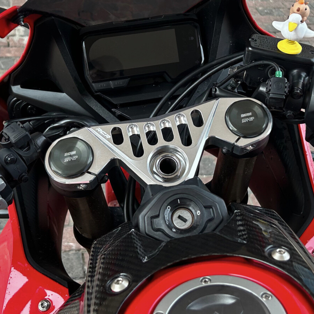 RCR Bright Silver Top Triple Clamp For HONDA CBR650R