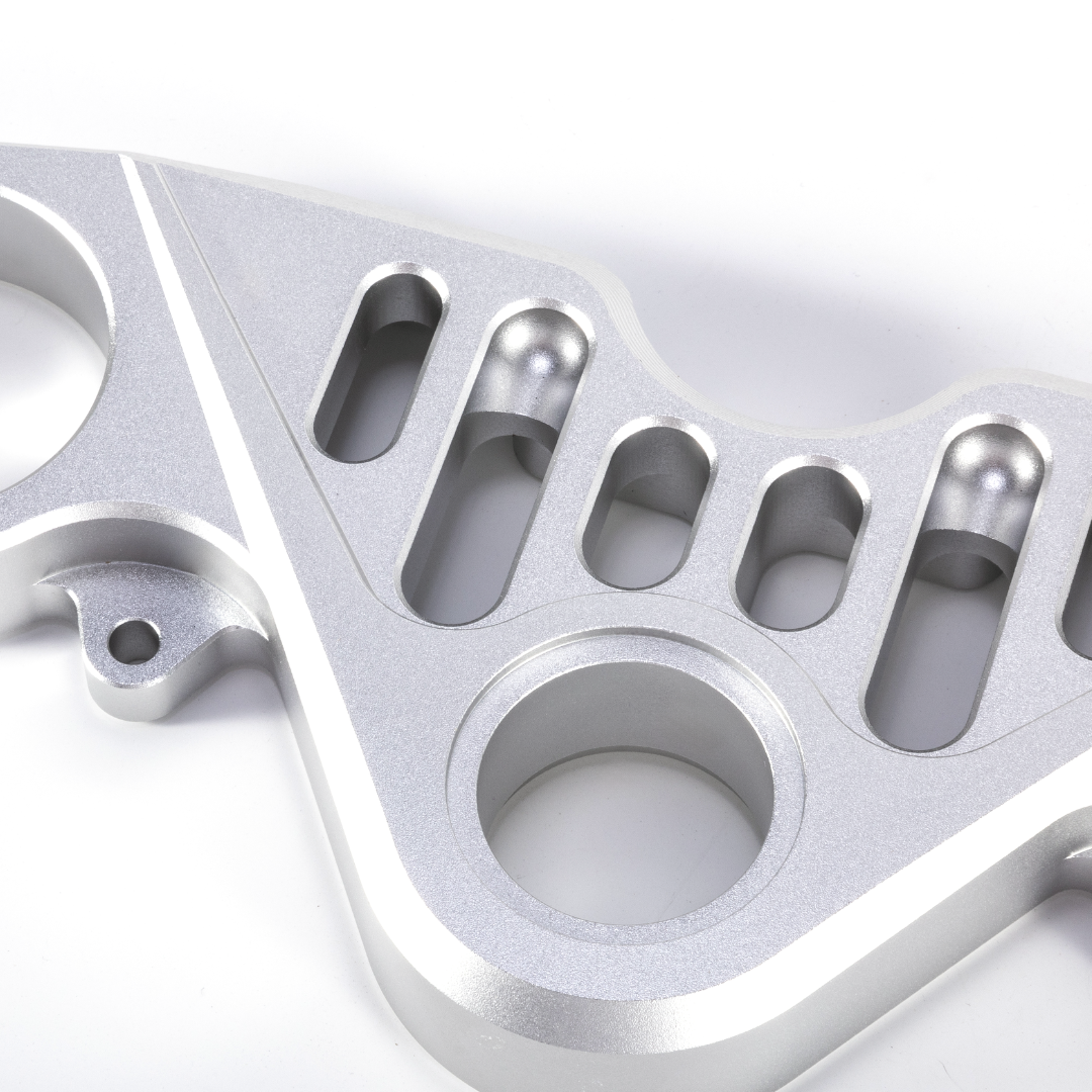 RCR Frosted Silver Top Triple Clamp For QJMOTOR SRK800RR & 600RS