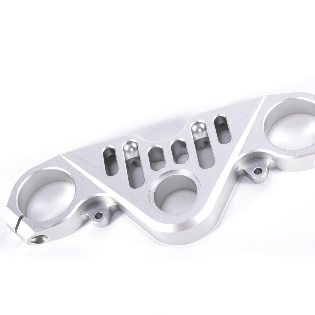 RCR Frosted Silver Top Triple Clamp For QJMOTOR SRK800RR & 600RS