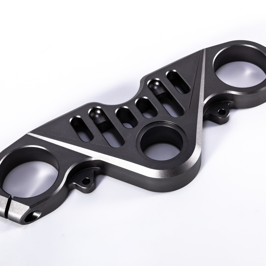 RCR Gunmetal Grey Top Triple Clamp For QJMOTOR SRK800RR & 600RS