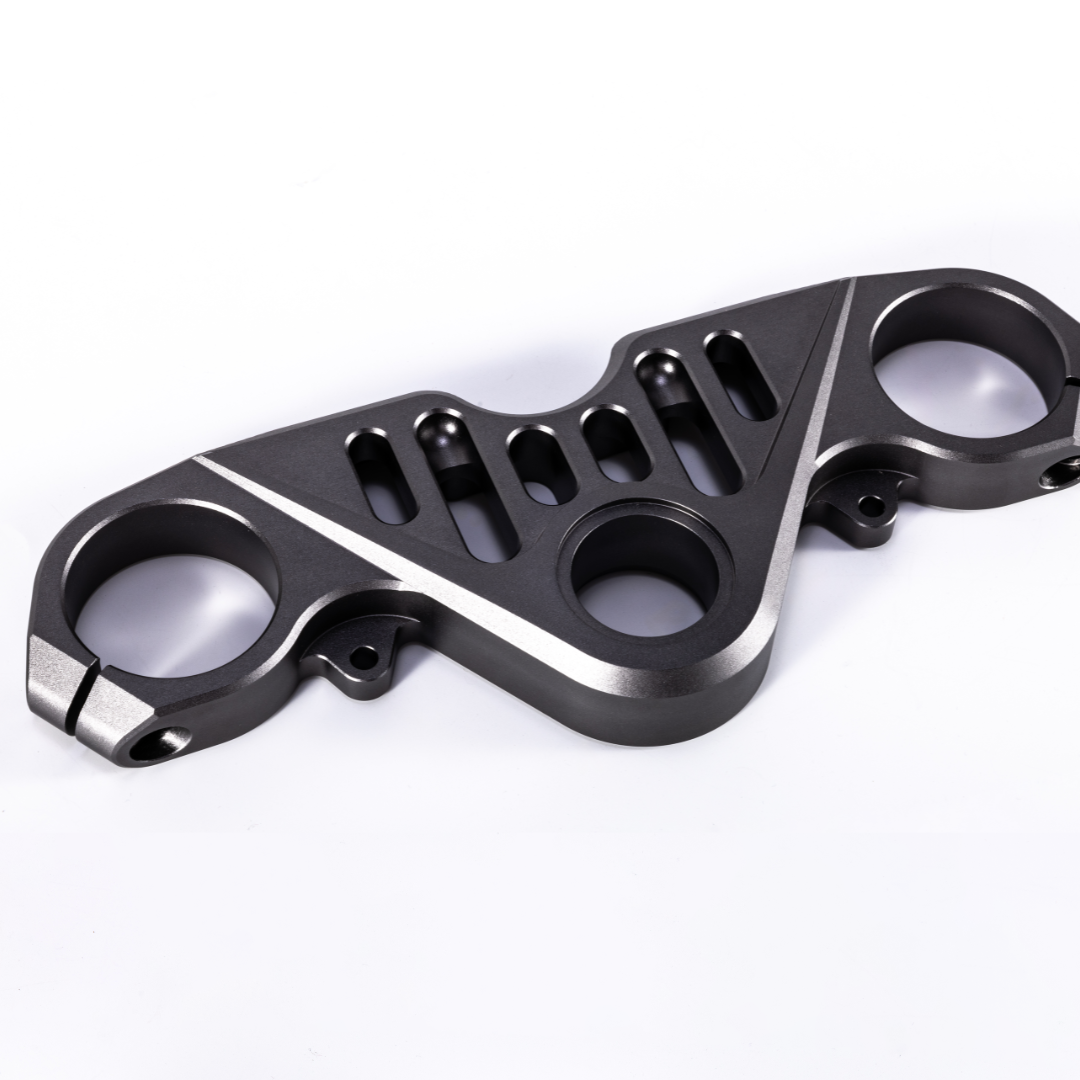 RCR Gunmetal Grey Top Triple Clamp For QJMOTOR SRK800RR & 600RS
