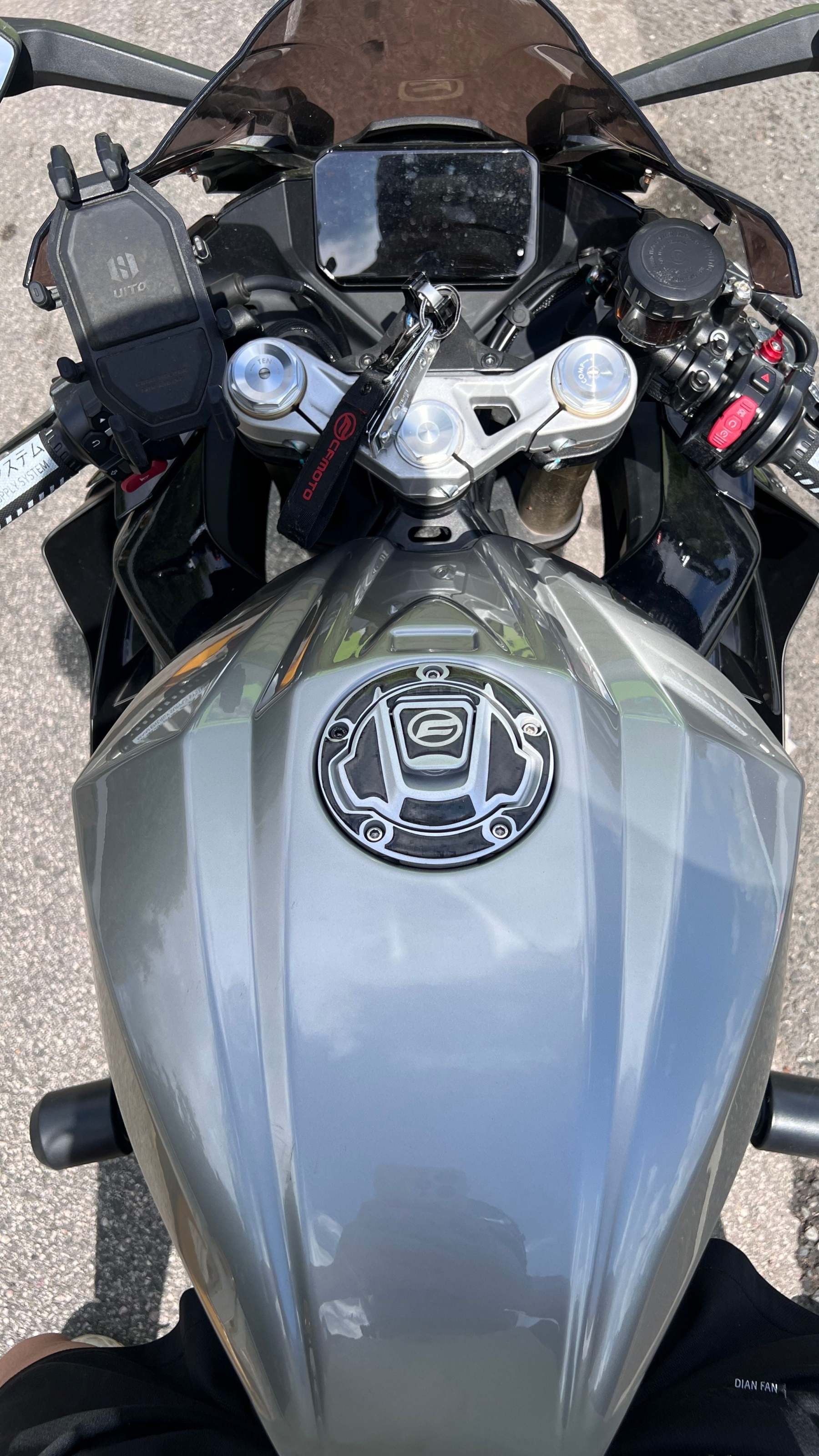 RCR FUEL TANK SHELL CFMOTO 450SR