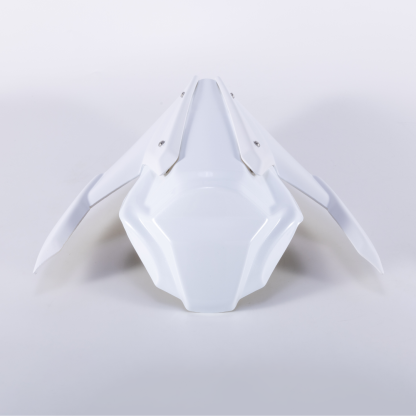RCR Bright White Rear Seat For QJMOTOR SRK800RR（Matte White Rear Wing）