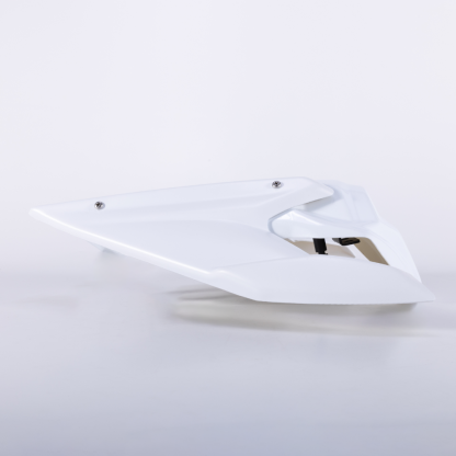 RCR Bright White Rear Seat For QJMOTOR SRK800RR（Matte White Rear Wing）