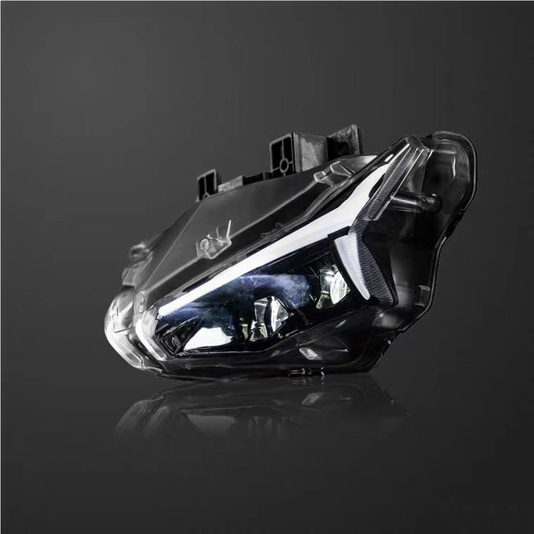 RCR LED Lens Kit for CBR650R and CBR500 Headlight Upgrade, Non-Destructive Installation Motorcycle Light Assembly