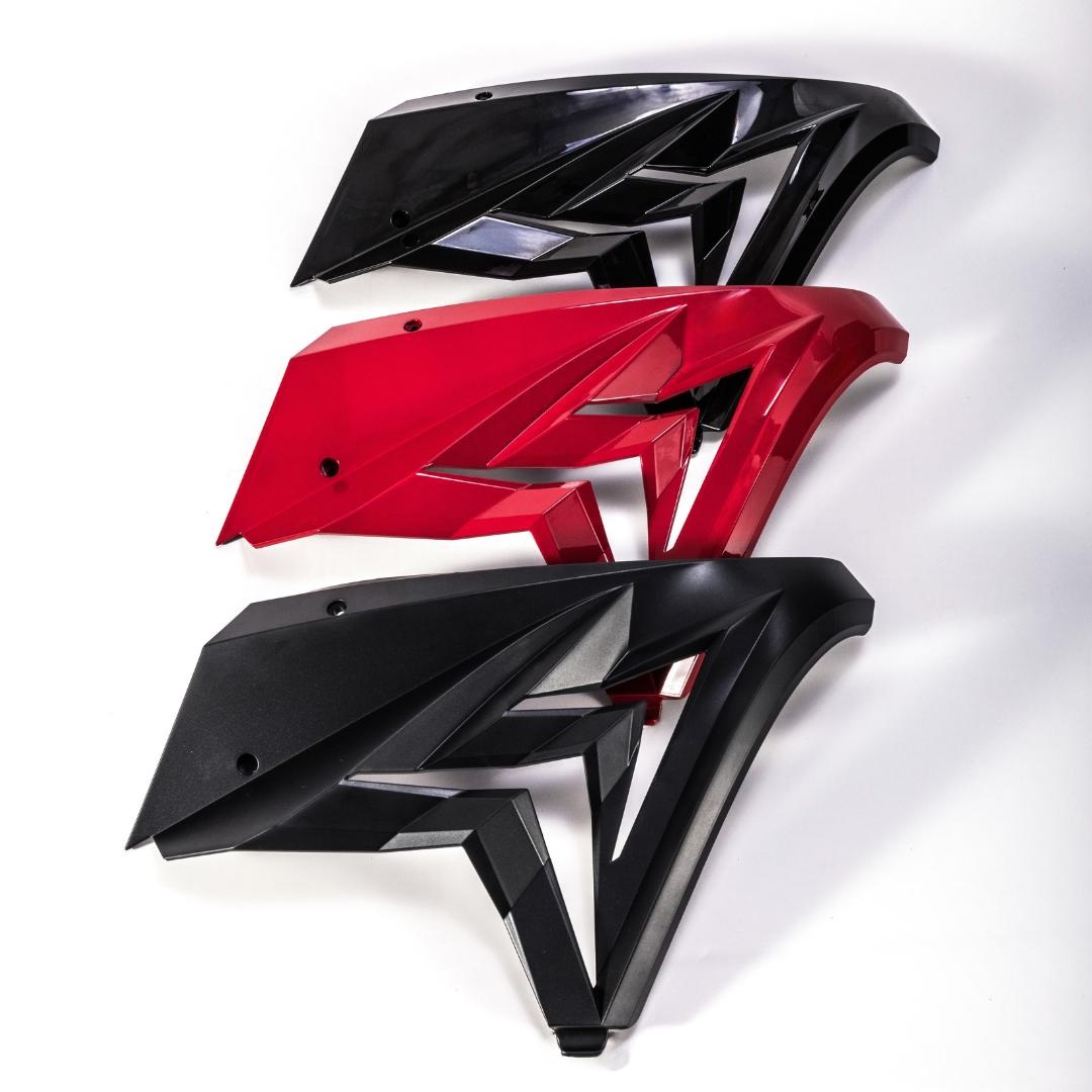 RCR Bright Black Engine Side Panel For HONDA CBR650R