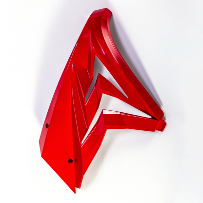 RCR Bright Red Engine Side Panel For HONDA CBR650R