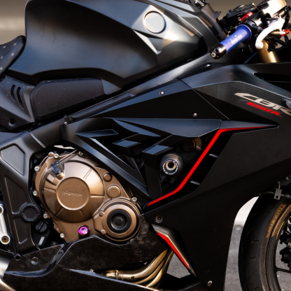 RCR Matte Black Engine Side Panel For HONDA CBR650R