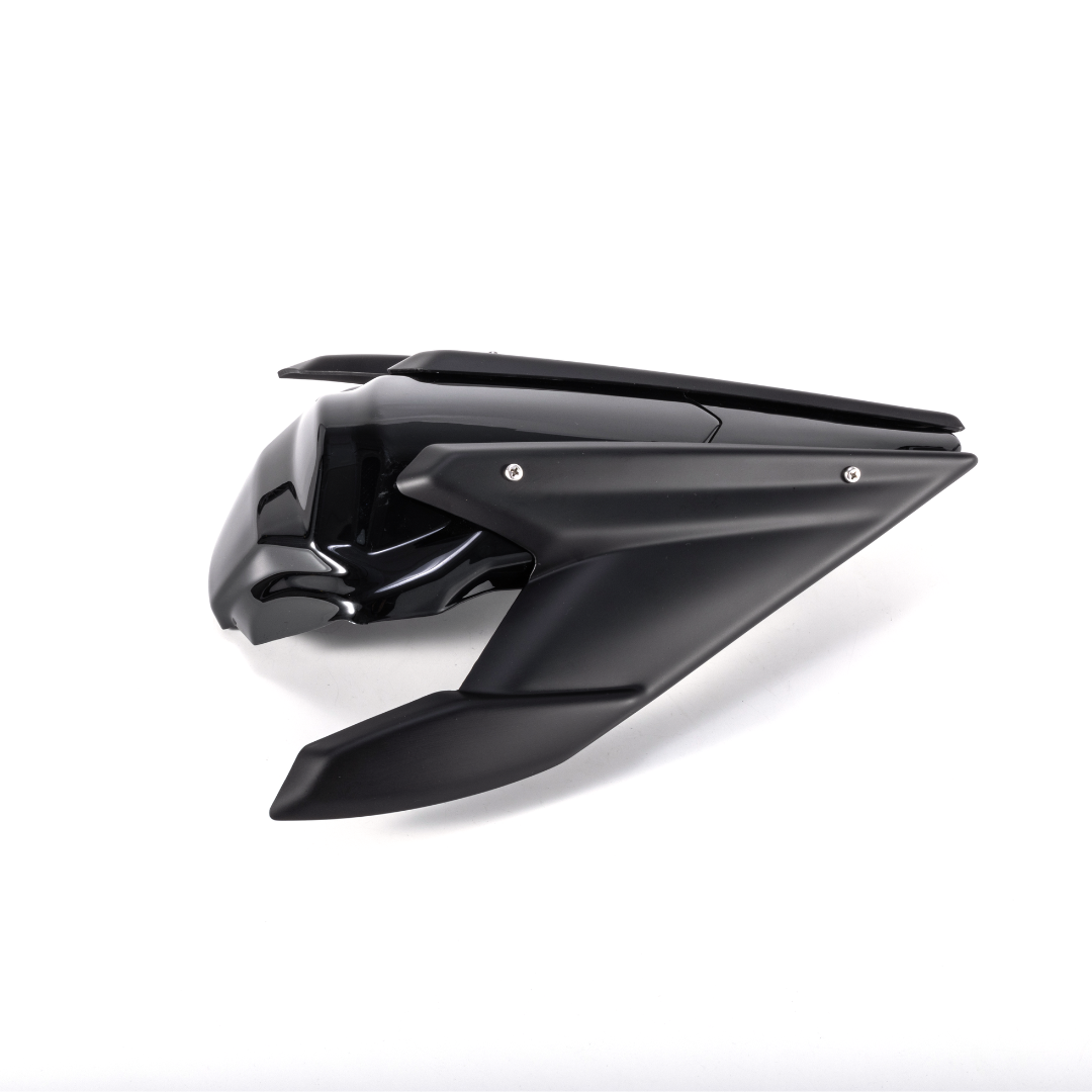RCR Bright Black Rear Seat For QJMOTOR SRK800RR（Matte Black Rear Wing）