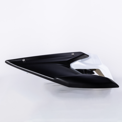 RCR Bright White Rear Seat For QJMOTOR SRK800RR（Matte Black Rear Wing）