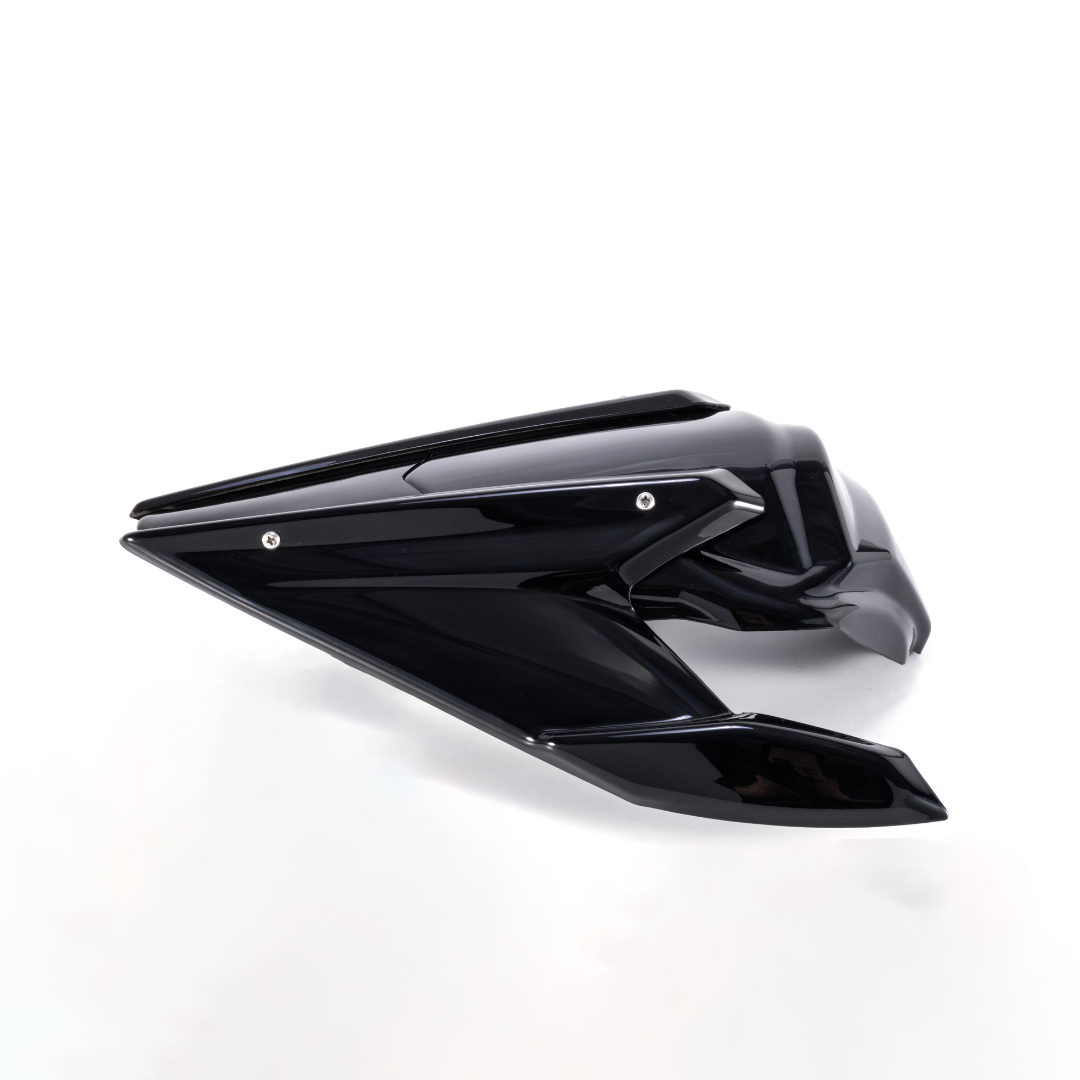 RCR Bright Black Rear Seat For QJMOTOR SRK800RR（Bright Black Rear Wing）