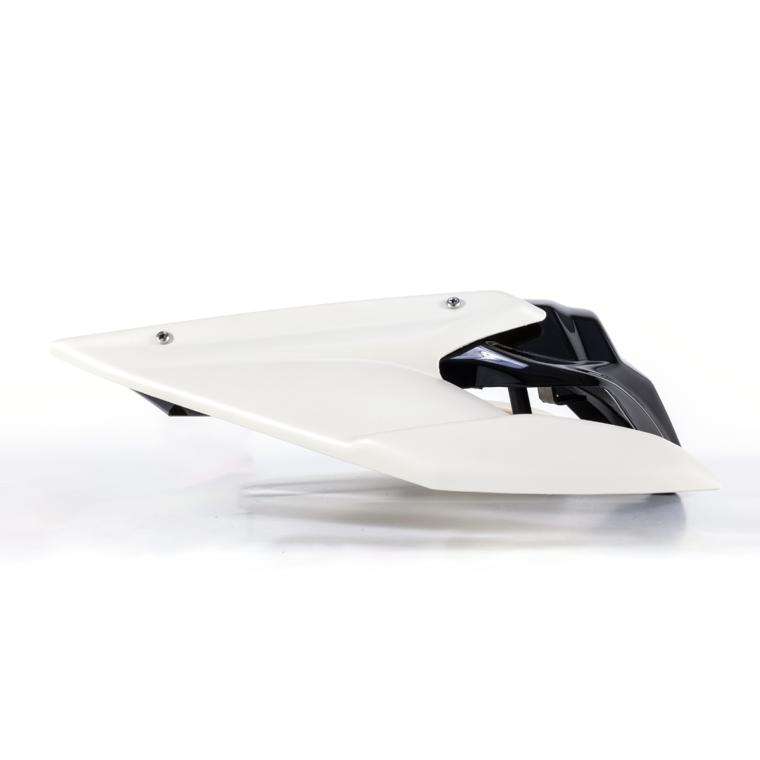 RCR Bright Black Rear Seat For QJMOTOR SRK600RS（Beige Rear Wing）