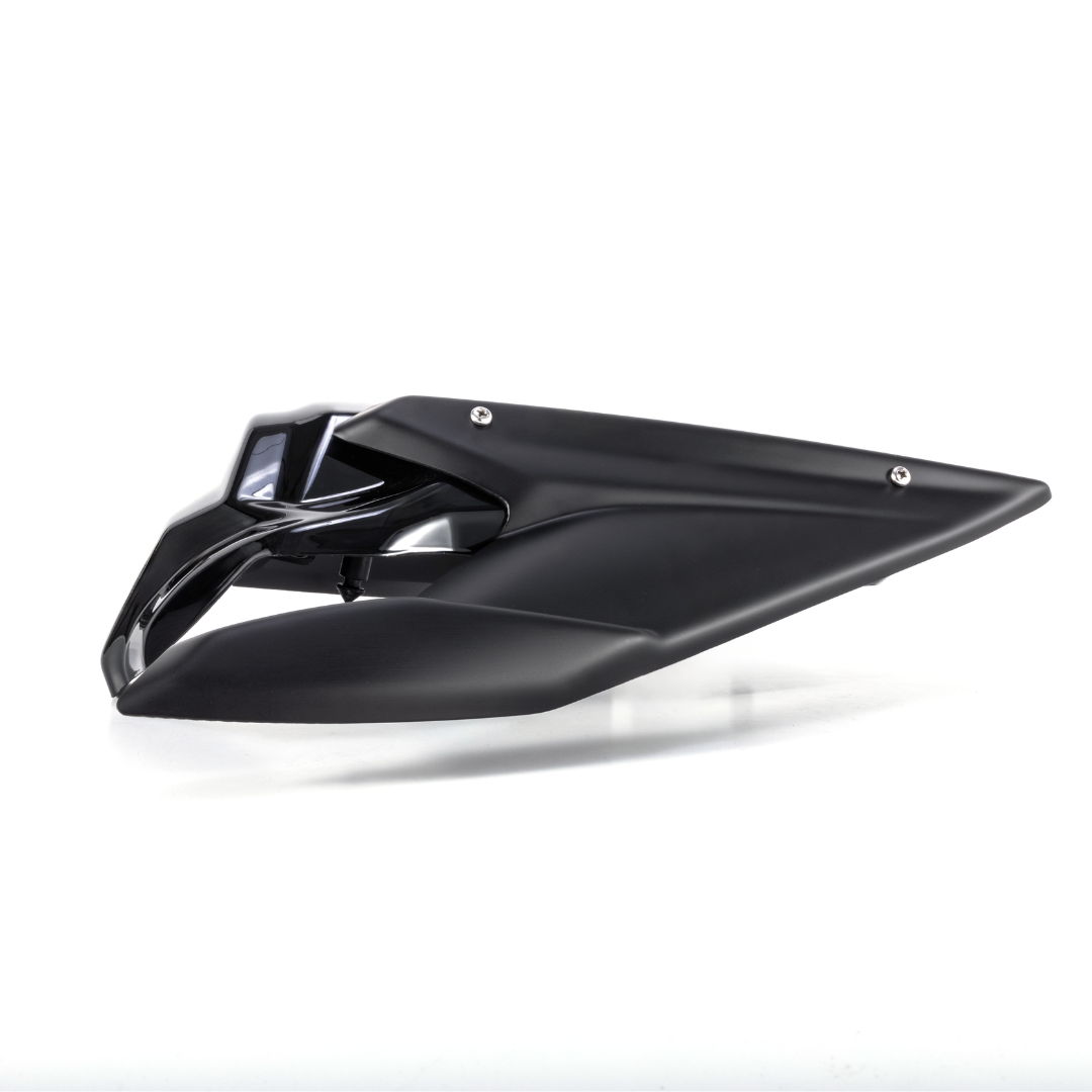 RCR Bright Black Rear Seat For QJMOTOR SRK600RS（Matte Black Rear Wing）