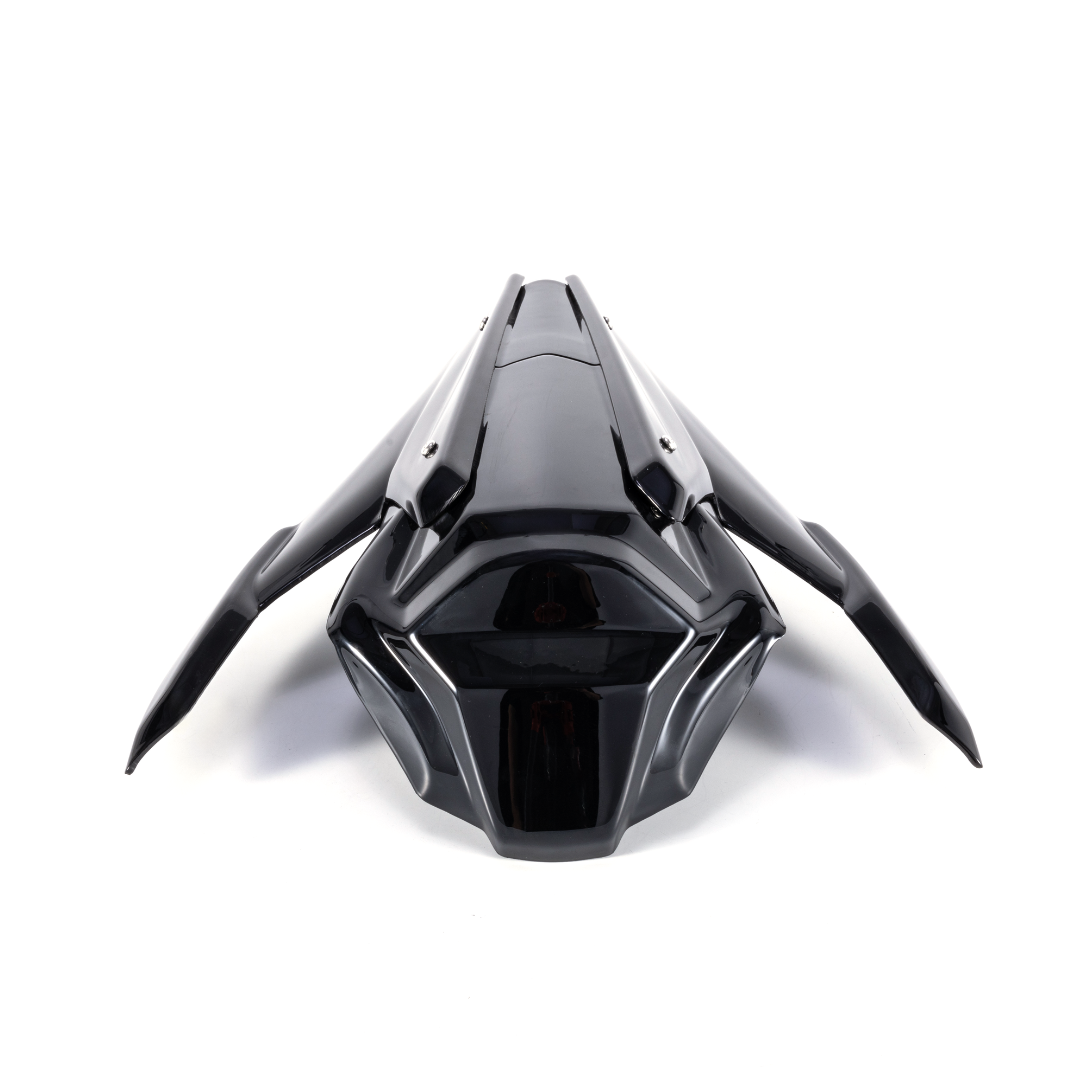 RCR Bright Black Rear Seat For QJMOTOR SRK800RR（Bright Black Rear Wing）