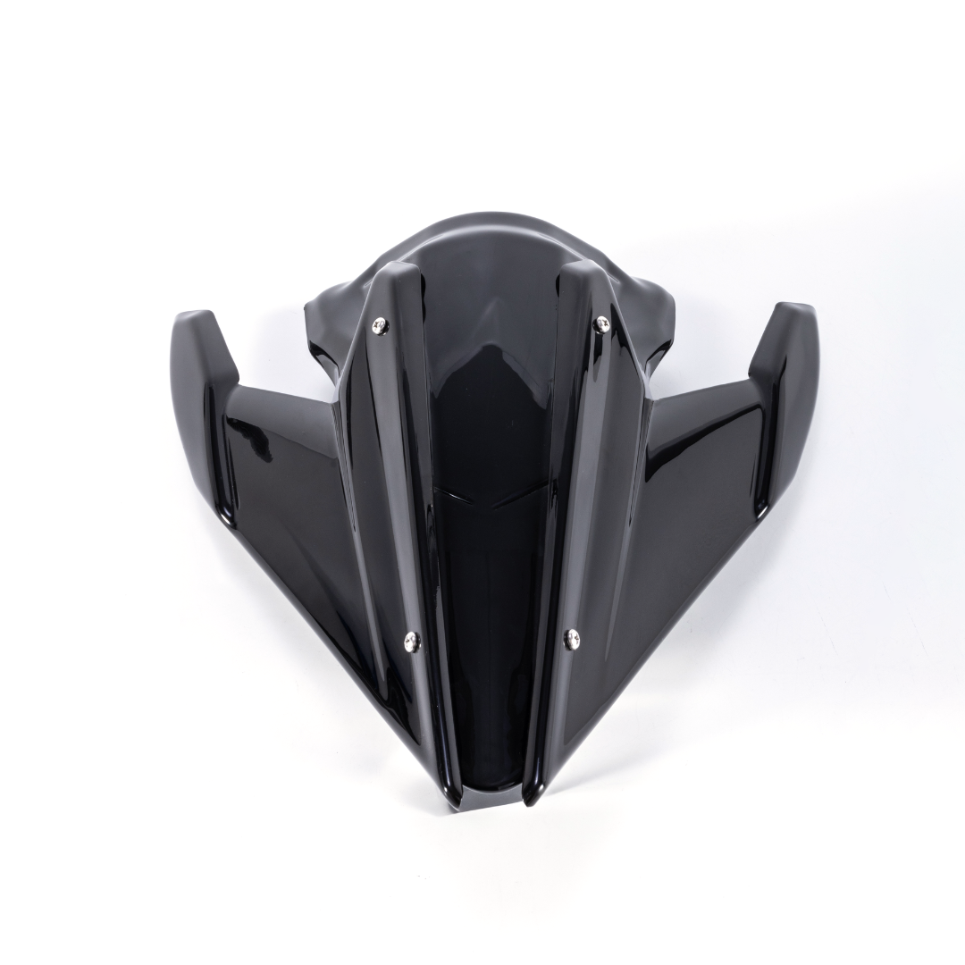 RCR Bright Black Rear Seat For QJMOTOR SRK800RR（Bright Black Rear Wing）