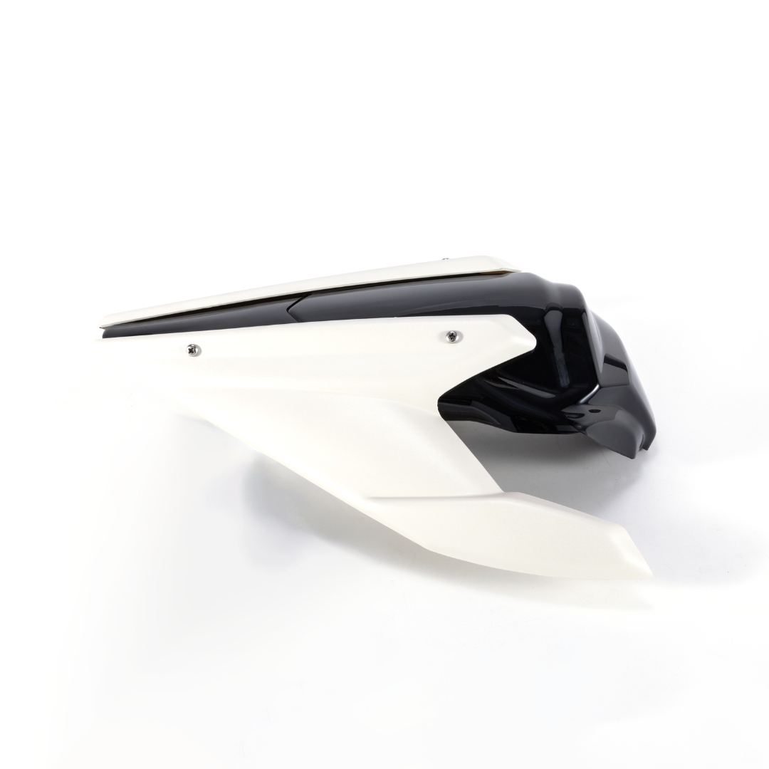 RCR Bright Black Rear Seat For QJMOTOR SRK600RS（Beige Rear Wing）