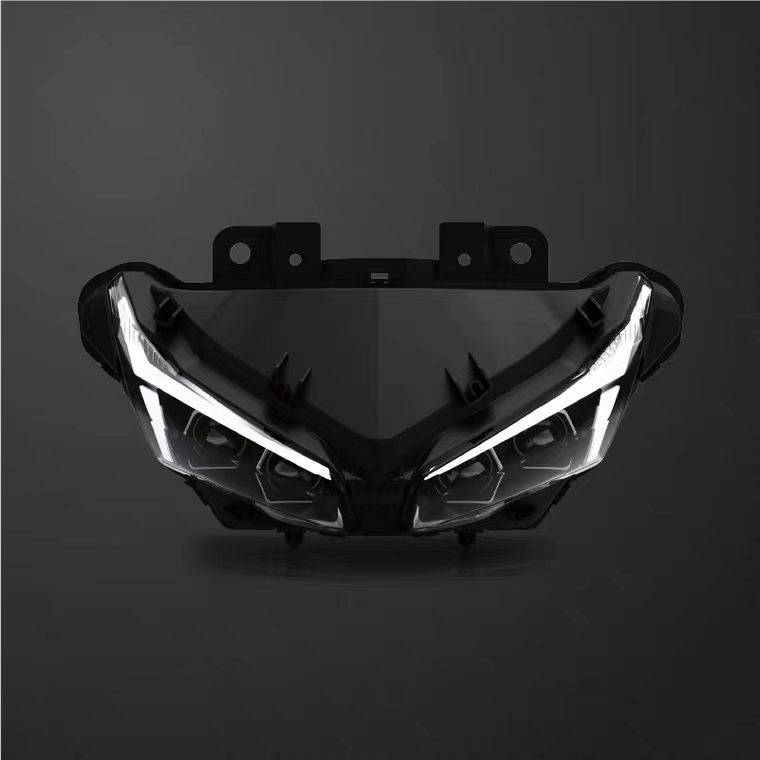 RCR LED Lens Kit for CBR650R and CBR500 Headlight Upgrade, Non-Destructive Installation Motorcycle Light Assembly